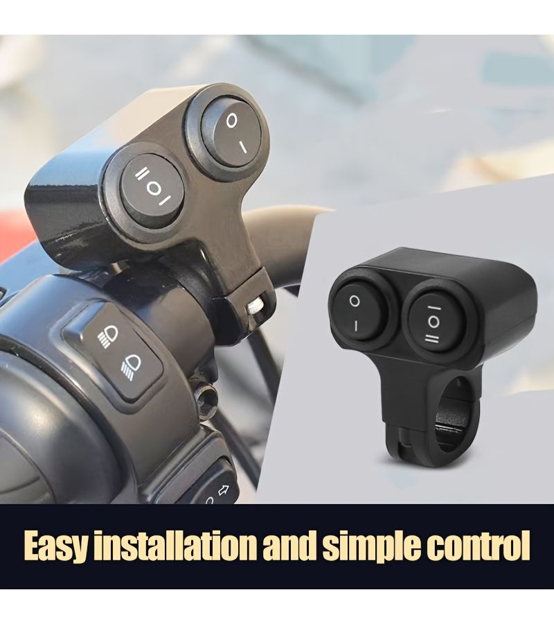 Motorcycle Car Handlebar Switches 2 Wire 3 Wire Durable Easy Install 3 Modes - Image 5