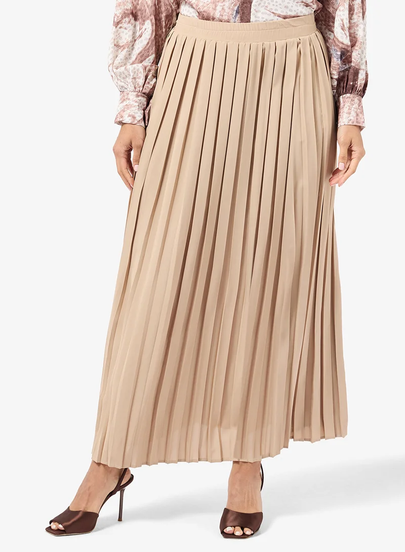 Khizana  Printed Top & Pleated Skirt Set for Women | Best Price UAE