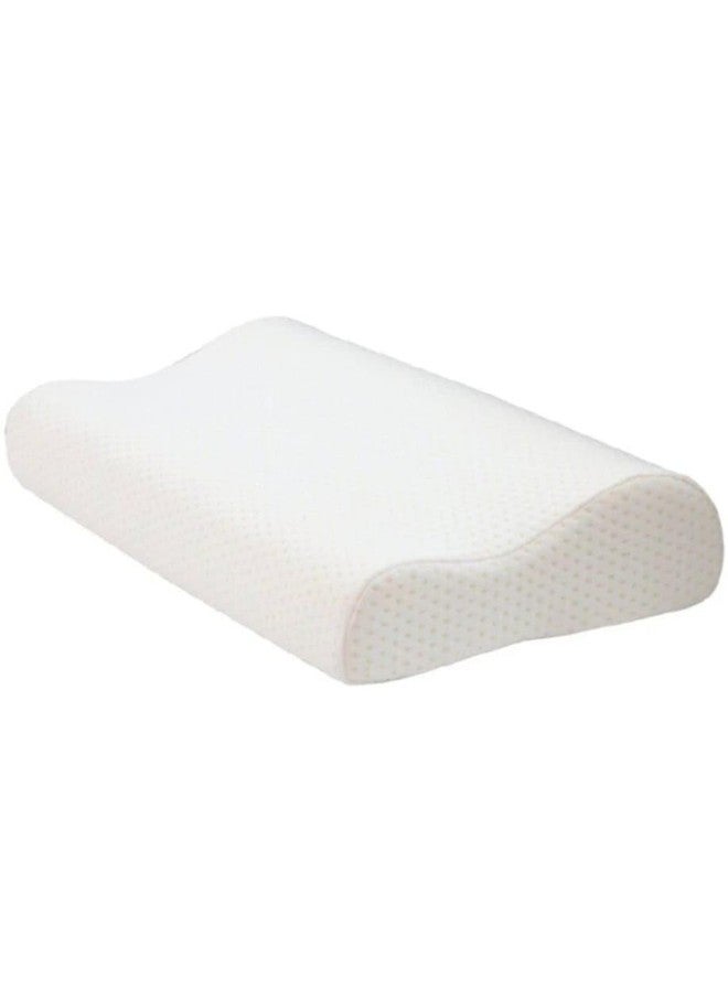 Memory Foam Contour Cervical Pillow for Neck Support - Ergonomic Orthopedic Design, Dual-Height + Cooling Washable Cover - Image 1