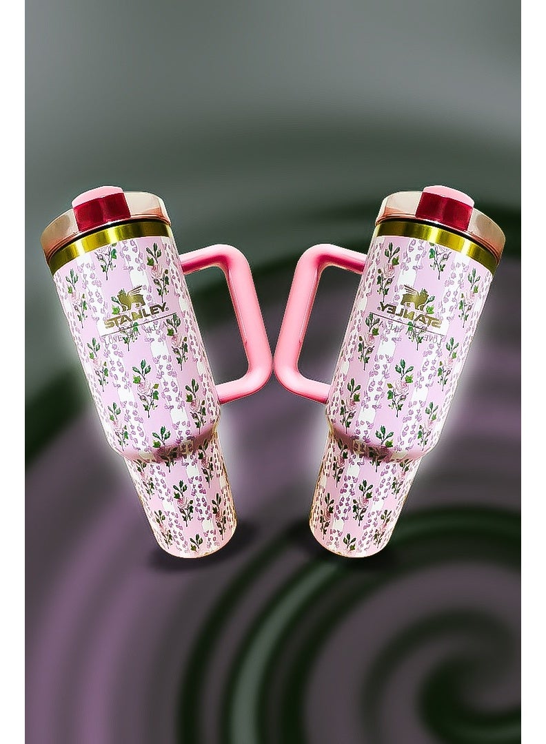 Stanley 40oz Tumbler Stainless Steel Insulated Travel Mug with Reusable Straw BPA Free Eco Friendly and Dishwasher Safe Featuring Leakproof FlowState Lid and Double Wall Insulation to Keep Drinks Hot for 16 Hours and Cold for 24 Hours Slim Base Designed to Fit Most Car Cup Holders with Sturdy Ergonomic Handle for Easy Use at Home Work Travel or Outdoors - Image 3