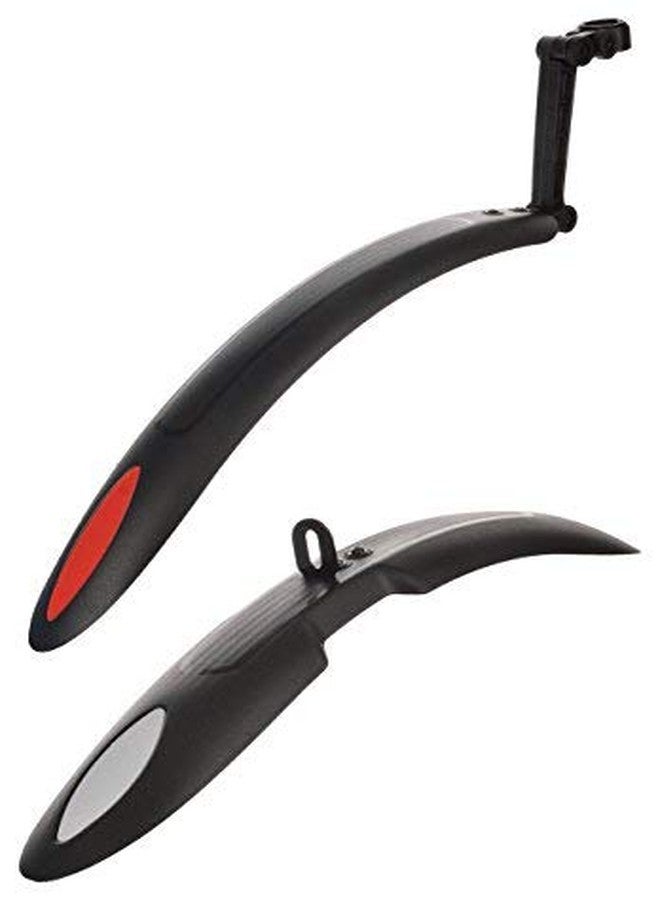 Dark Horse® Bicycle Bolt -X with a Long Unbreakable Plastic Adjustable Clamp Reflective Mudguard/Fender with Plastic Clamp(Black) - Image 3