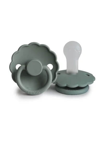 FRIGG Daisy Silicone Baby Pacifier 6-18M 1-Pack Lily Pad - Size 2