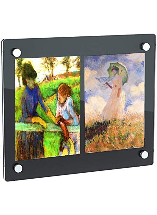 Cohpoh 85x11 Certificate Document Picture Frame Set of 6 Black Diploma Frames for Wall or Tabletop 