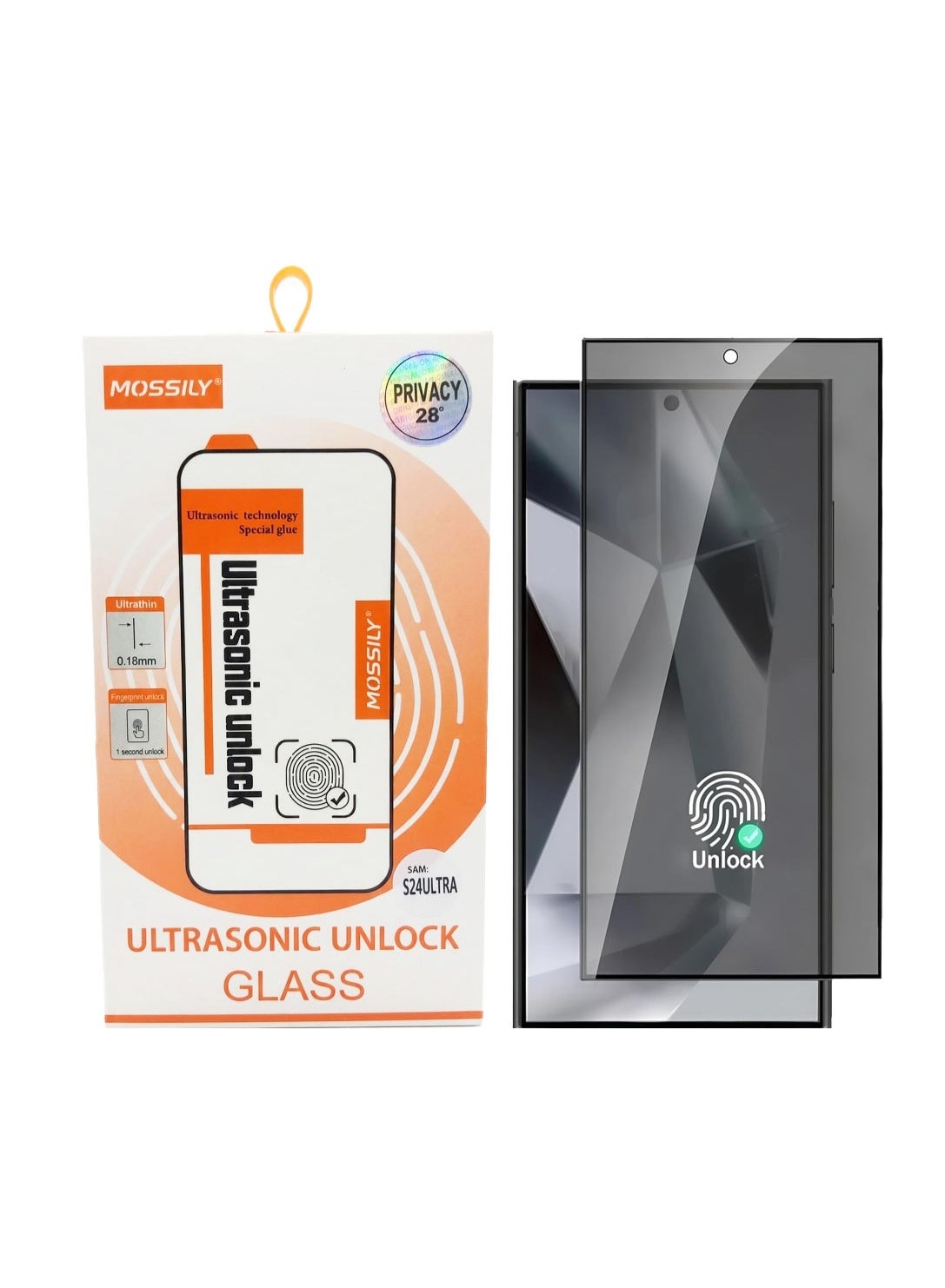 موسيلي MOSSILY Samsung Galaxy S24 Ultra Screen Protector temperedglass
