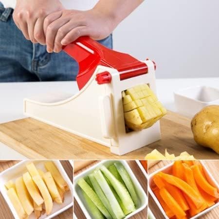 Vegetable Cutter French Fries Slicer Solid Plastic Potato Chips French Fries Cutter Kitchen Gadget for Easy Food Preparation  - Image 3