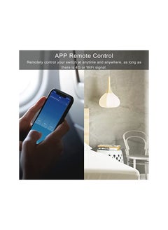 UanTii Smart Switch, WiFi Light Switch, No Neutral Wire Required, 3 Gang Switch  - Image 4