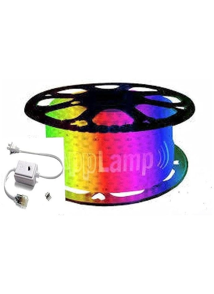 Generic Multi-colored LED light strip, 20 meters, 5050, waterproof, 220 volts, RGB color, 1 number 