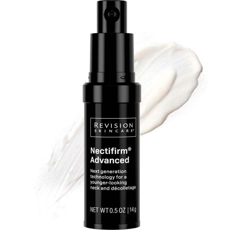 Revision Skincare Nectifirm Advanced Anti Aging Neck Firming Cream with Peptides for Fine Lines Wrinkles and Crepey Skin 05 oz