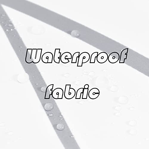 Punkray Grey and White Striped Polyester Shower Curtain for Bathroom with Hooks, Curtains 72 Inches Long, Weighted Hem, Waterproof Bath Accessories Hotel Style - Machine Washable - Image 3