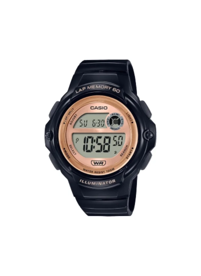 كاسيو Men's Resin Digital Watch LWS-1200H-1AVDF - 40.5 mm
