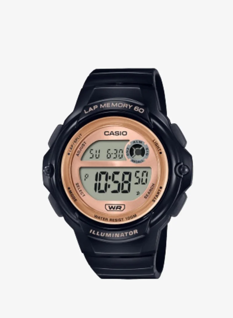 CASIO Men's Resin Digital Watch LWS-1200H-1AVDF - 40.5 mm