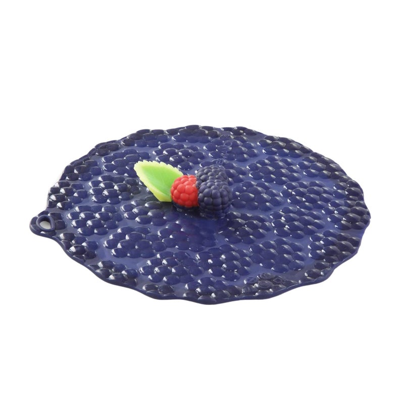 Charles Viancin  Blackberry Silicone Lid for Food Storage and Cooking  820cm  Airtight Seal on Any Smooth Rim Surface  BPAFree  Oven Microwave Freezer Stovetop and Dishwasher Safe