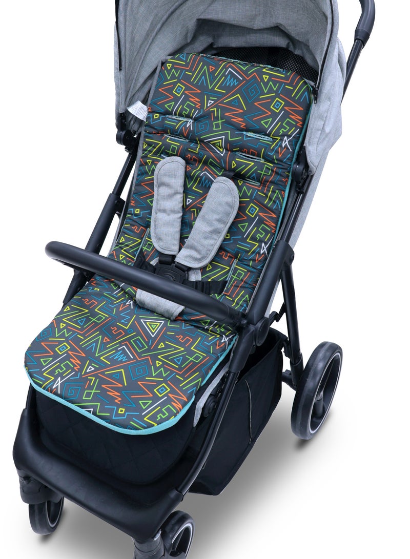Cuddles Cuddles  Stroller Liner Insert Car Seat Liner, Seat Cushion Baby, Body Support for Pushchair - Image 3