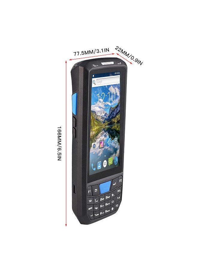Generic - Android 9.0 PDA Handheld POS Terminal Honey-Well 1D/2D/QR Barcode Scanner Data Collector Inventory Machine 4G WiFi BT Mobile Computer with 4.5 Inch Touchscreen 8MP Camera GPS POS System - Image 1