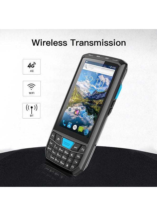 Generic - Android 9.0 PDA Handheld POS Terminal Honey-Well 1D/2D/QR Barcode Scanner Data Collector Inventory Machine 4G WiFi BT Mobile Computer with 4.5 Inch Touchscreen 8MP Camera GPS POS System - Image 1