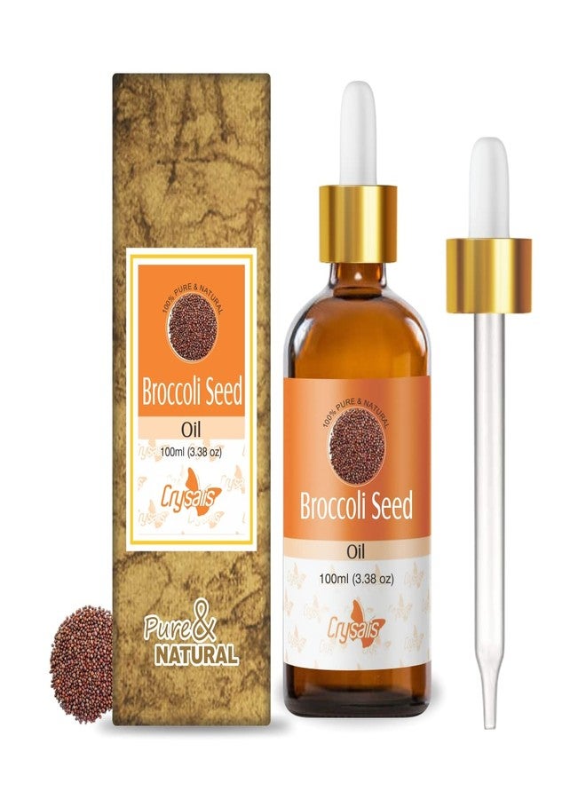 Crysalis Broccoli Seed Oil Cosmetic Grade - 100 ml - Lightweight Oil for Hair Care, Skin Formulations, Serums & DIY Blends - Image 1