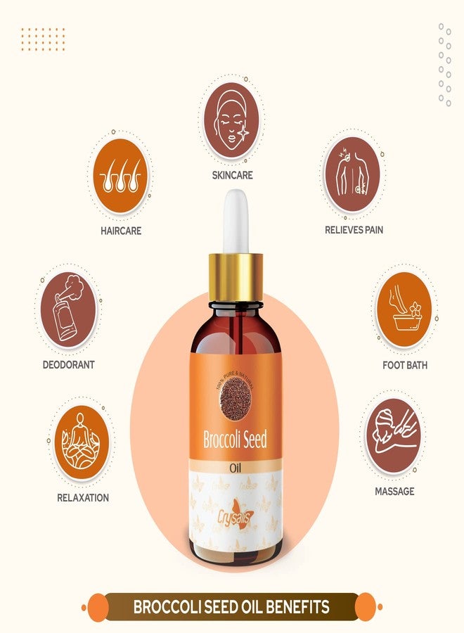 Crysalis Broccoli Seed Oil Cosmetic Grade - 100 ml - Lightweight Oil for Hair Care, Skin Formulations, Serums & DIY Blends - Image 3