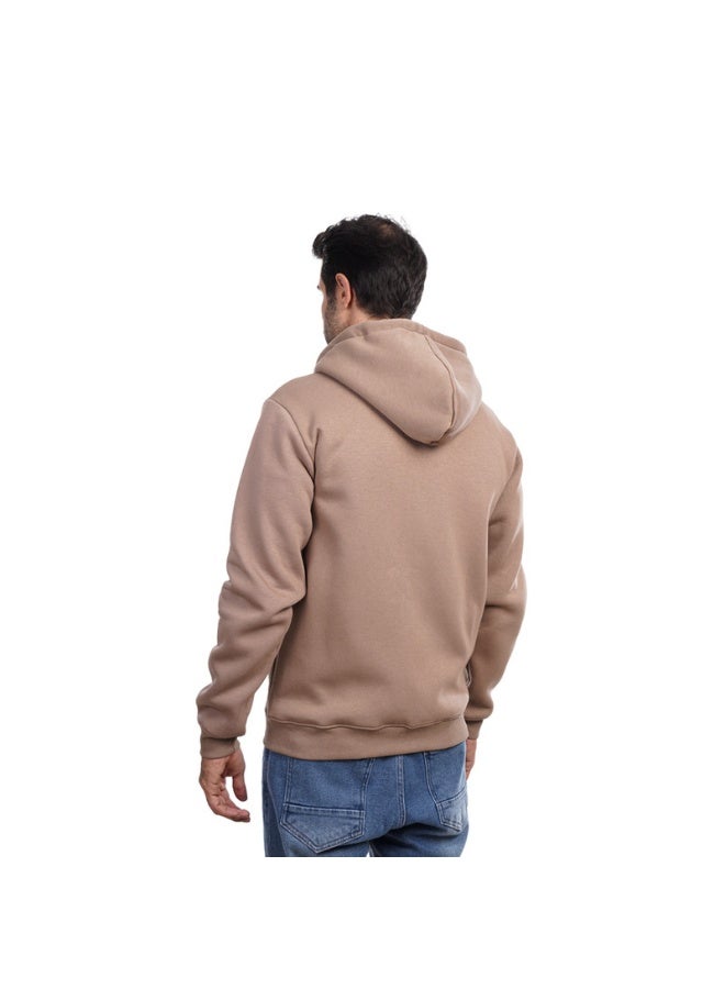 Coup Mens - Plain Sweatshirt With Zipper Closure - Image 3