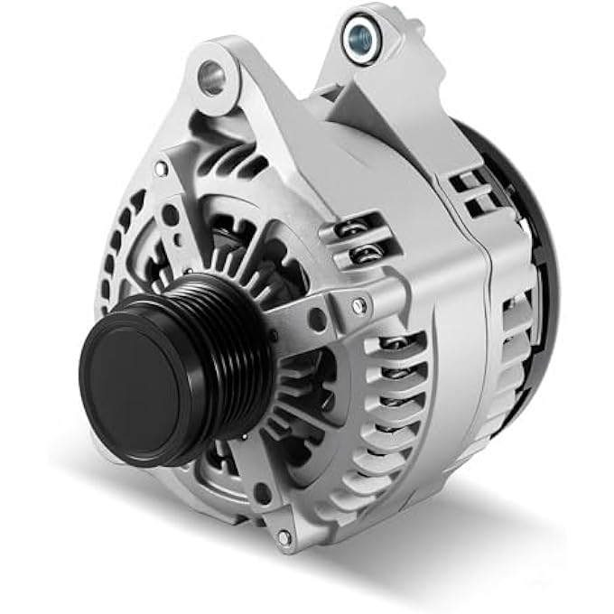 HXYBBGS 14027N 56029644AB Alternator Compatible with Ram1500 14-181500Classic 19-232500 14-233500 14-234500 14-22,5500 14-22 2.7L 6.4L 12V 220A CW 6-Groove Clutch Pulley Replace 56029644AA - Image 1