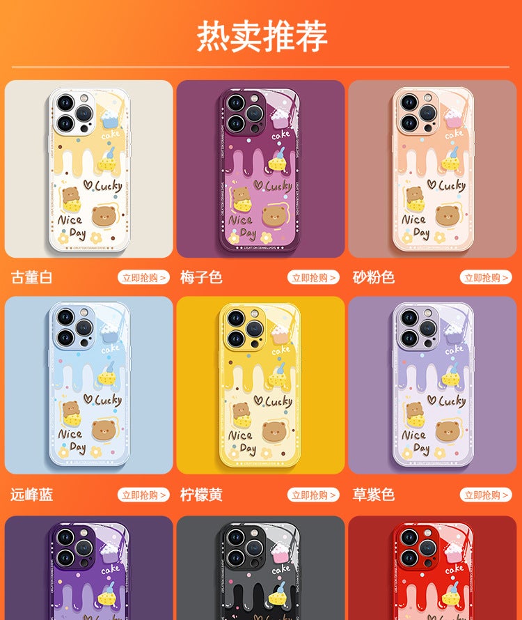 Suitable for Apple 15promax Mobile Phone Case New iPhone13 Advanced Sense 14 Lens Full Coverage 11 Drop Resistant 12 - Image 2