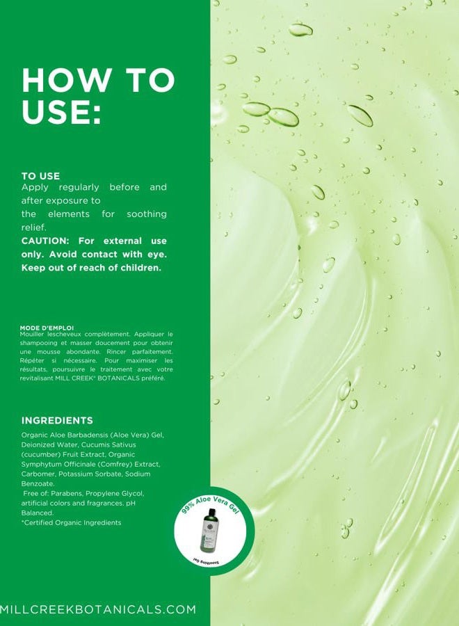 Mill Creek Botanicals Aloe Vera Gel, 236 ml, 6.0 ounce - Image 3