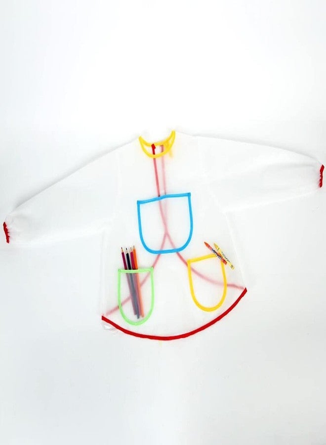 TINKSKY Long-Sleeved Children Kids Waterproof Art Craft Smock Toddler Apron for DIY Painting Drawing - Image 3