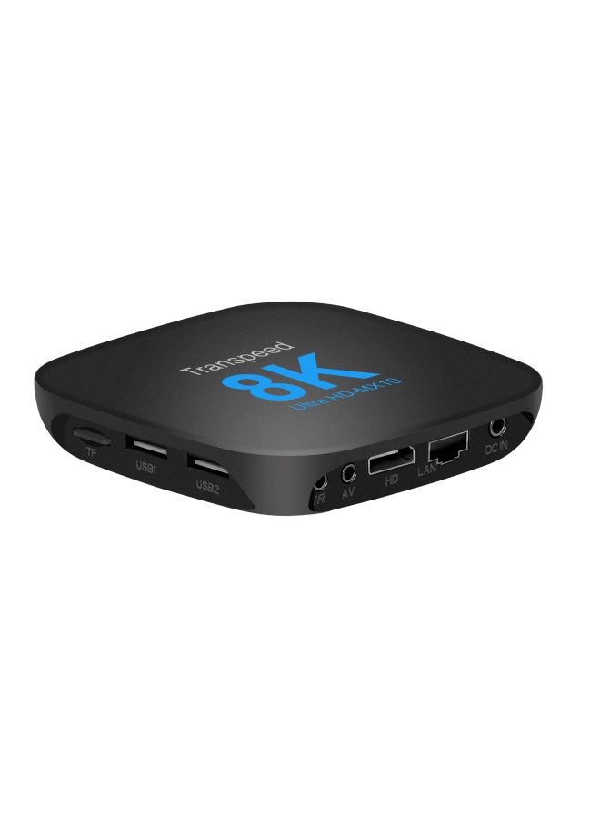 Generic Set-top Box MX10-8K Network Player TV Box Android13ATV Set-top Box-Color:European Regulations 4 128  - Image 1