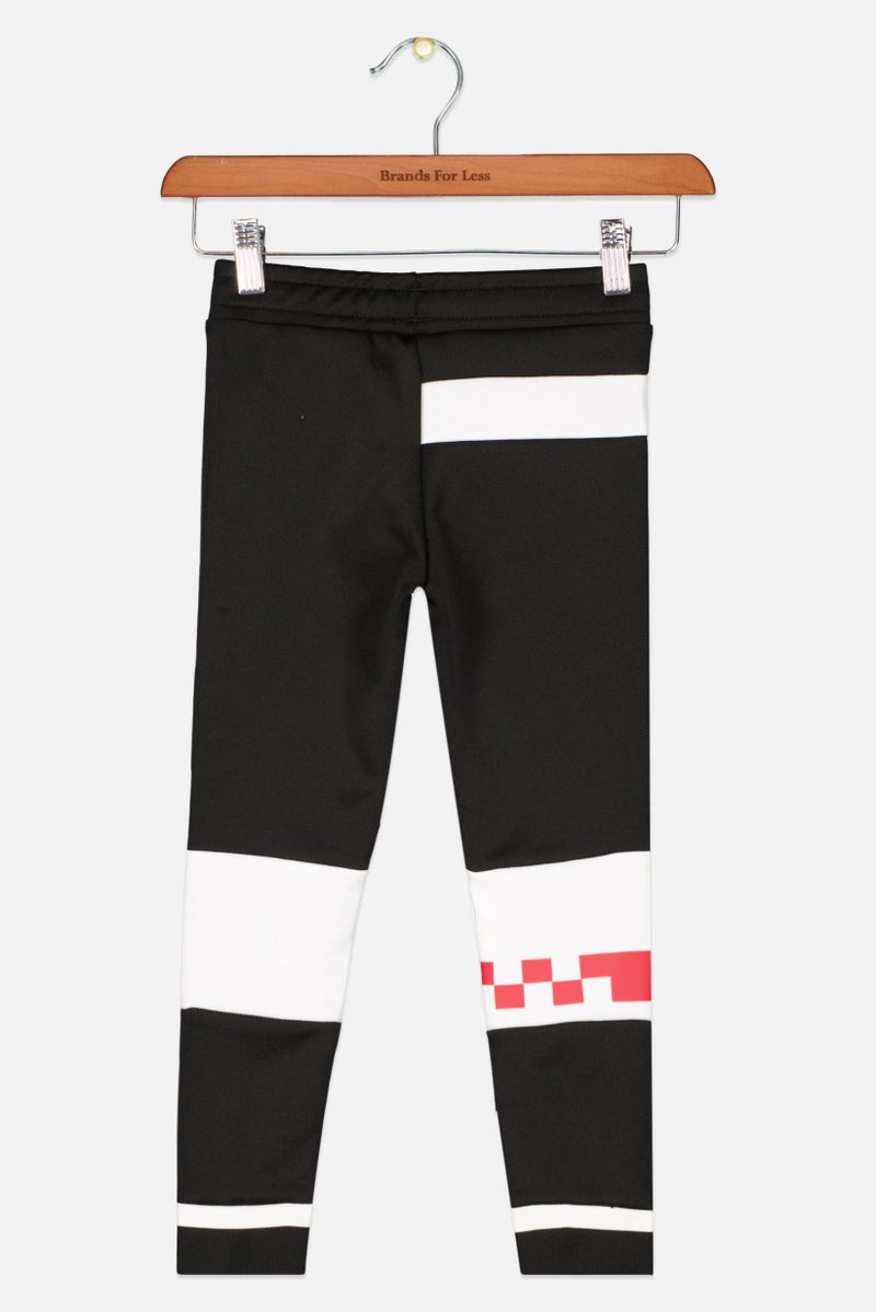 PUMA Kids Boy Sportswear Fit Drawstring Training Track Pants, Black  - Image 2