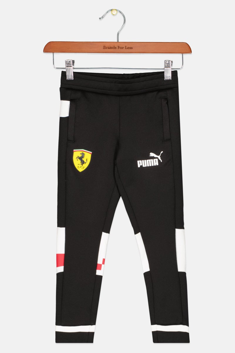PUMA Kids Boy Sportswear Fit Drawstring Training Track Pants, Black  - Image 1