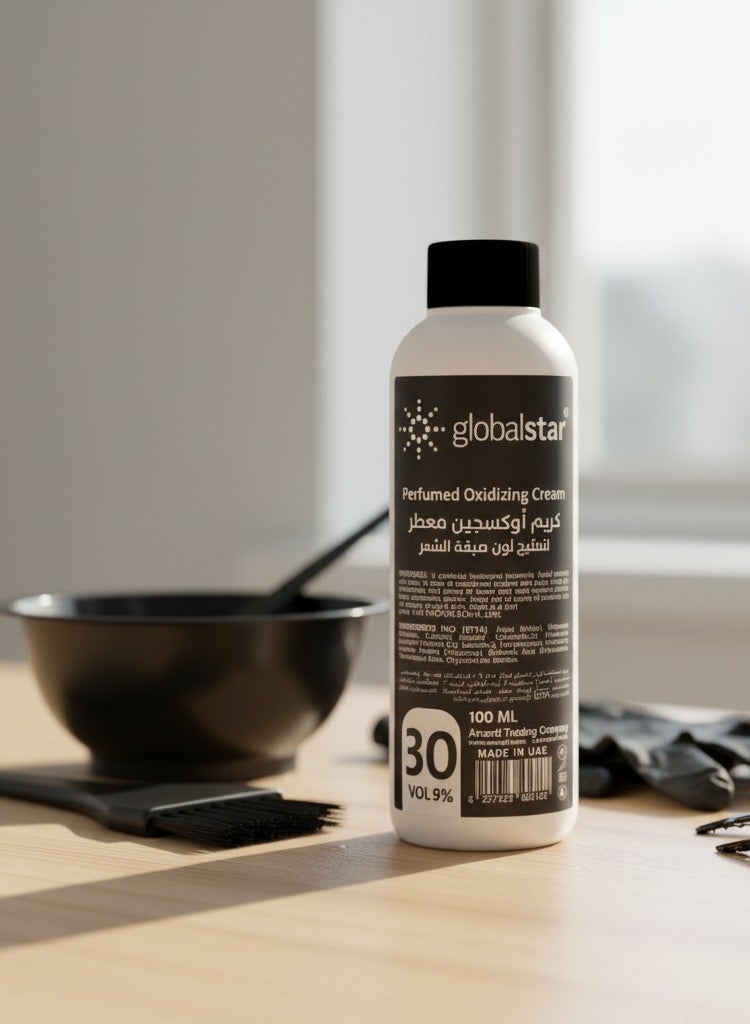 جلوبال ستار كريم الأكسدة المعطر من جلوبال ستار 30% (100 مل) للحصول على لون شعر نابض بالحياة - Image 2