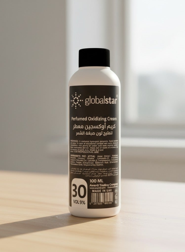 جلوبال ستار كريم الأكسدة المعطر من جلوبال ستار 30% (100 مل) للحصول على لون شعر نابض بالحياة - Image 3