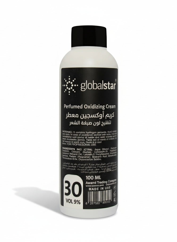 جلوبال ستار كريم الأكسدة المعطر من جلوبال ستار 30% (100 مل) للحصول على لون شعر نابض بالحياة - Image 1