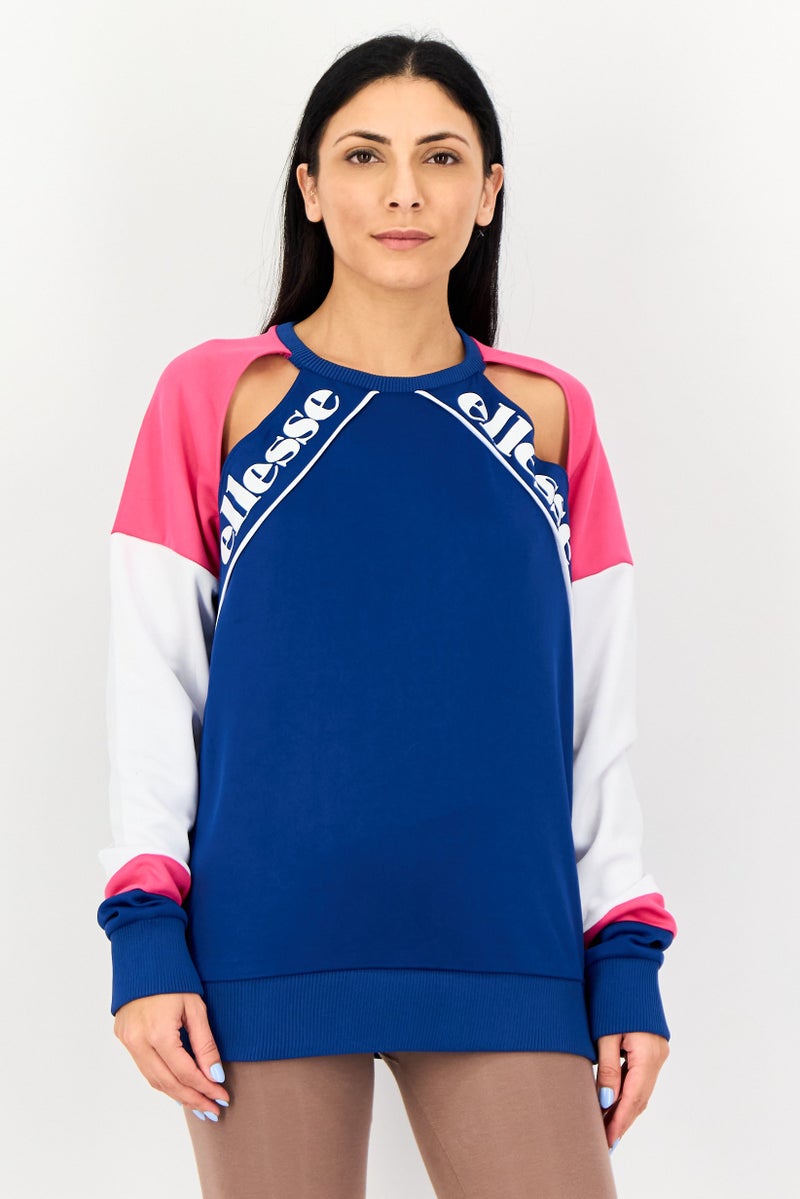 Ellesse Women Sportswear Fit Long Sleeve Outdoor Sweatshirt, Multicolor - Image 1