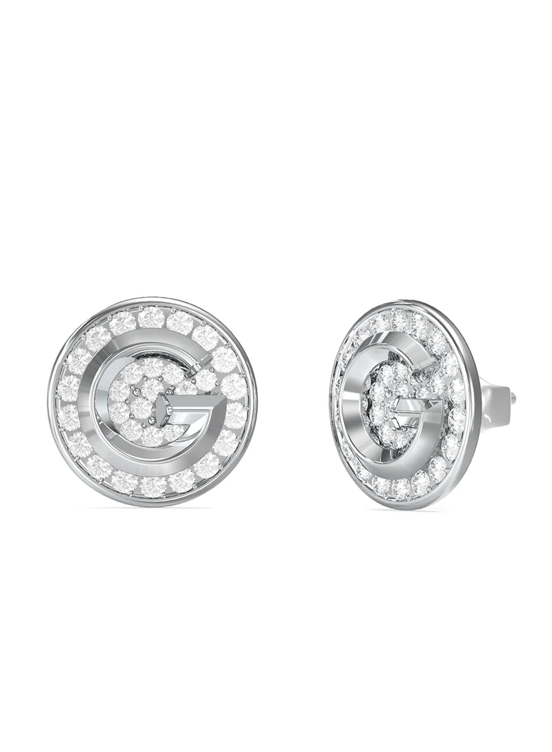 GUESS G Crystal Logo Earrings