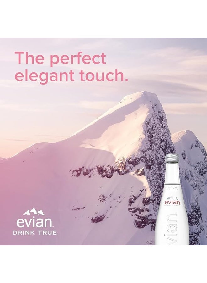 Evian Natural Mineral Water Still 330ml Glass Bottles × 20 Pices - Image 2