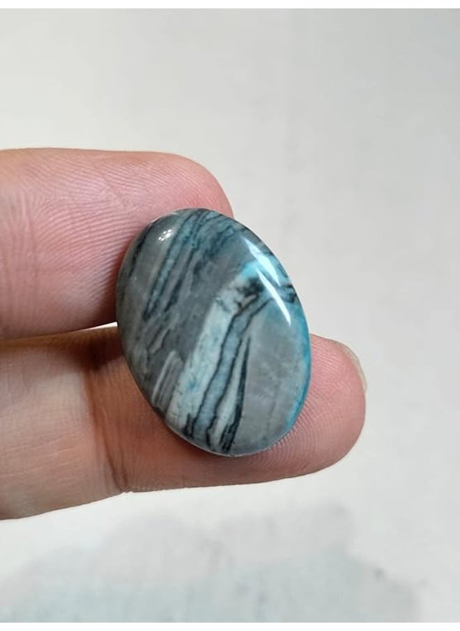 Generic - Natural Jasper Agate Double Face Gemstone Ring Or Pendant Jewelry Making - Image 1