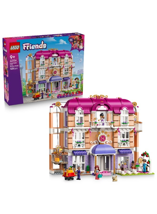 LEGO Friends Heartlake City Grand Hotel Building Toy 42704 (Age 9+, 1406 Pieces) - Image 1