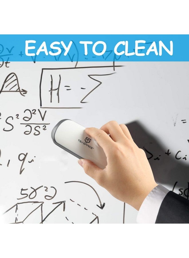 TSJ OFFICE Magnetic Dry Erase Board Eraser - Whiteboard Eraser With Strong Magnet Enough For Glass Whiteboard, Fridge Calendar, Felt Bottom Surface - Image 3
