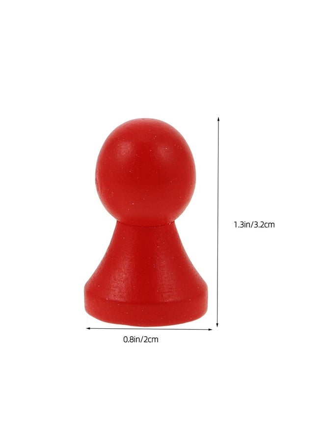 TOYANDONA 10pcs Chess Pawns Small Wooden Pawns Board Game Pieces Figures Characters Multicolor Game Pawns Wooden Chess Pieces Only Small Wood Game Pieces Chess Board Game Piece Toys Props - Image 5