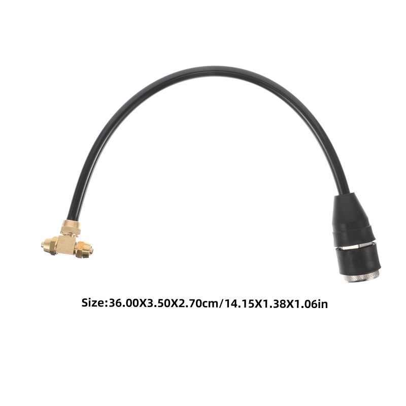 1 Set Of Drain Aid Tool Truck Fittings Semi Truck Accessories Drain Hose Engine Air Valve Holder Truck Pressure Air Line Tubing Air Intake - Image 2