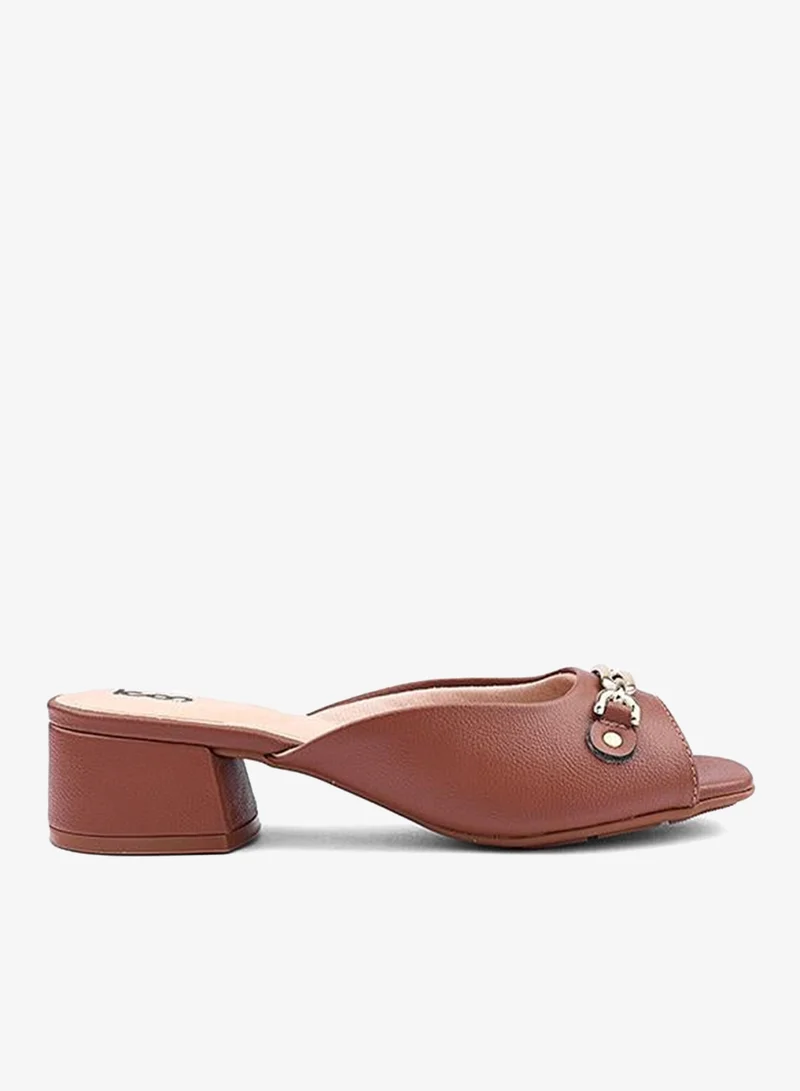 أيقون Women's Sophisticated Heeled Slipper