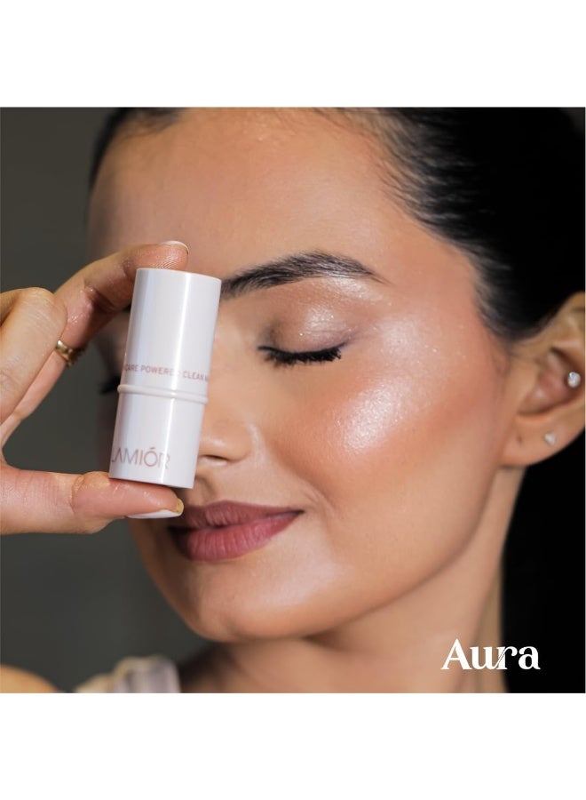 Lamior Bouncy Jelly Glow Stick - Aura | 95% Natural, Hydrating & Long-Lasting Highlighter | Smudge-Resistant, Cooling & Skincare-Infused | Multipurpose for Face, Eyes & Body | Vegan & Cruelty-Free - Image 3