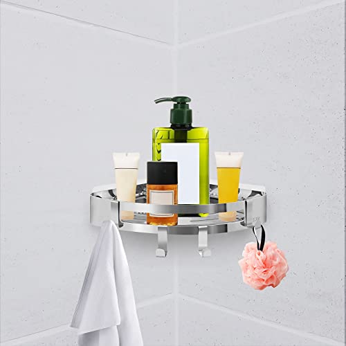 Gueryee 4Pcs Shower Caddy Adhesive Replacement, Stickers with Screws Stainless Steel for Caddies, Adhesive Hooks with Strong Sticky, Seamless Screws for Shower Rack Basket Heavy Duty - Image 4