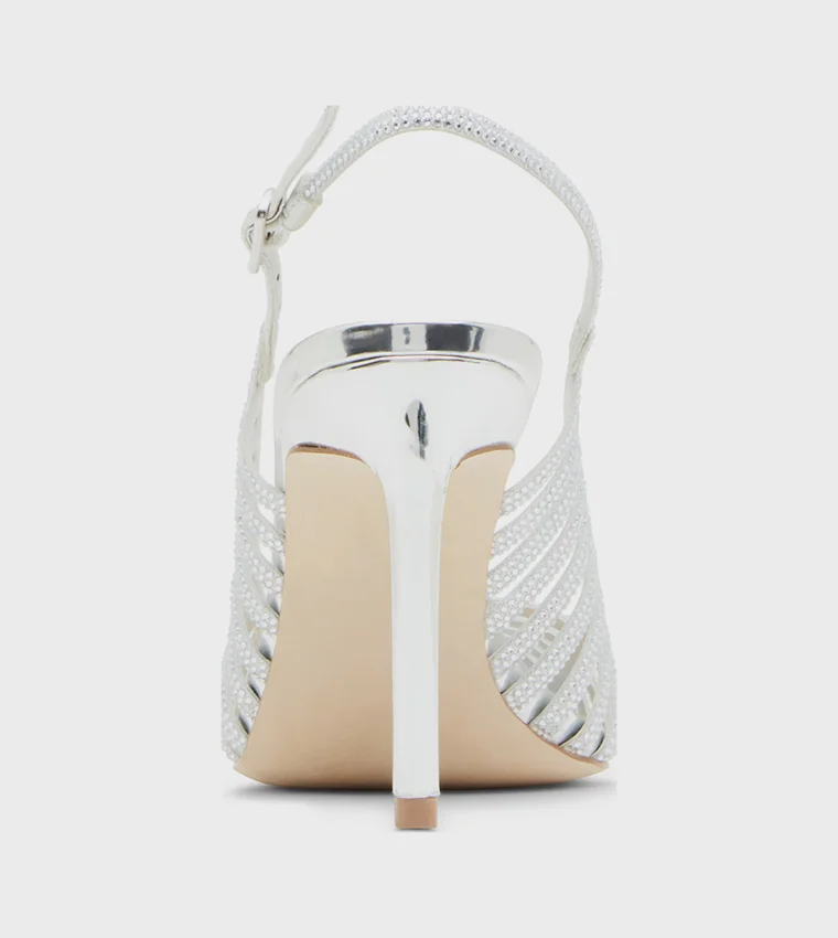 Steve Madden  CARL24S1-751 Silver Women's Heel Sandals for Women | Best Price UAE