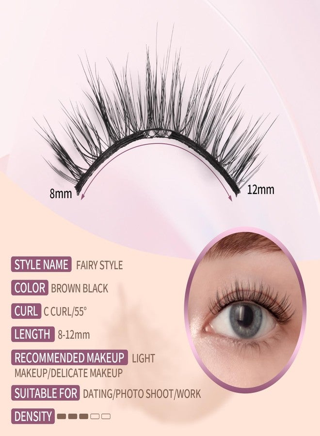 SIMER Magnetic Eyelashes, Soft Dual Magnets Eyelashes with Applicator, Natural Look Reusable No Glue & No Makeup Remover Needed, Style 06 - Image 4
