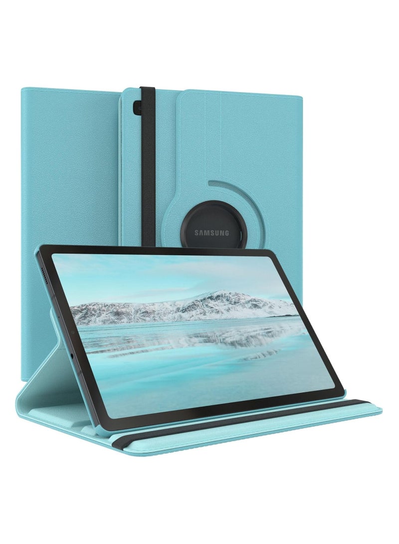 DUSALA 360 Degree Rotating Stand Auto Sleep Wake Folio Leather Smart Cover for Samsung Galaxy Tab A7 Lite  8.7-Inch (SM-T220) - Image 1