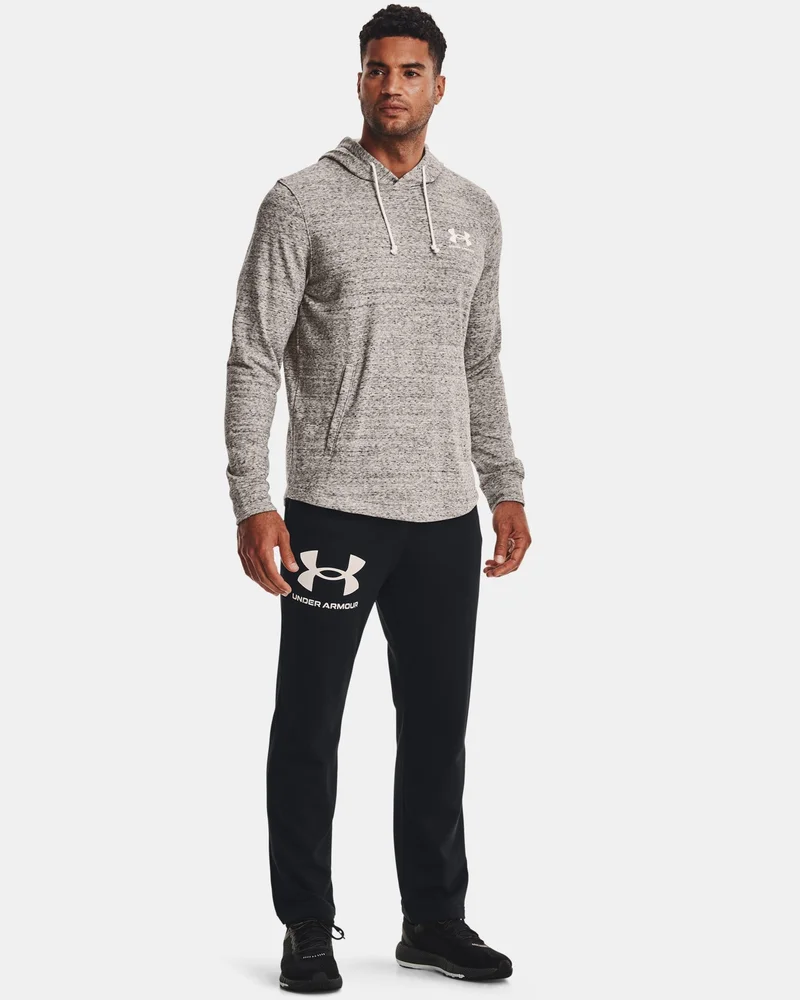 Under Armour White Men's Rival Terry Hoodie for Men | Best Price UAE