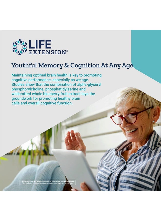 Life Extension - Cognitex Basics Brain Health Supplement For Memory Focus Attention Cognitive Performance And Inflammatory Response Nongmo Glutenfree 30 Softgels - Image 1