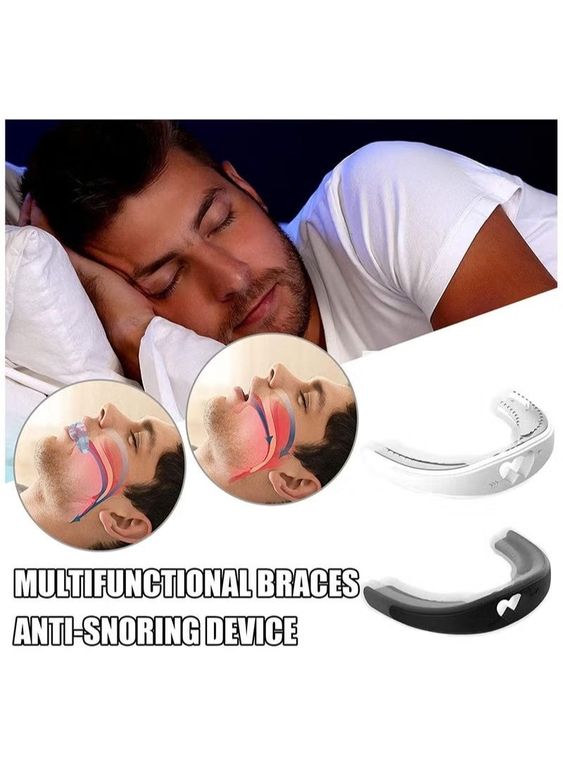 Generic Anti Snore Devices Snore Stopper Mouthpiece, Anti Snoring Night Mouth Guard, Sleep Aid Night Mouth Guard for Grinding Teeth Stop Snoring, Corrective Breathing Positioning Mouth Guard  - Image 2