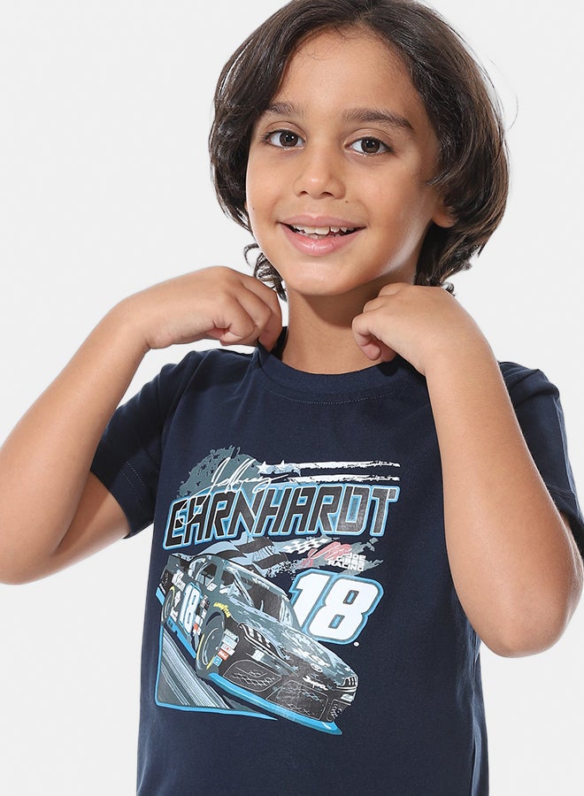 Andora Printed Boys T-Shirt_Navy Blue - Image 3